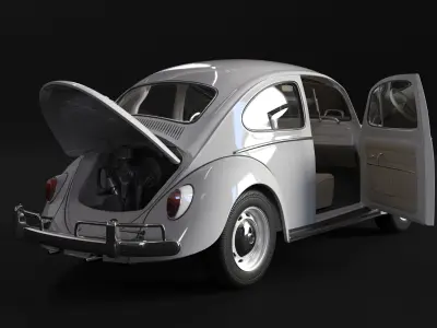 VW Classic Bettle 3D model