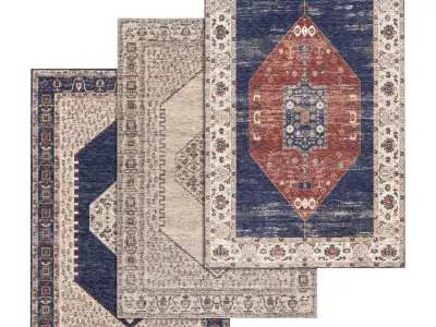 Rug Set 1576 3D model
