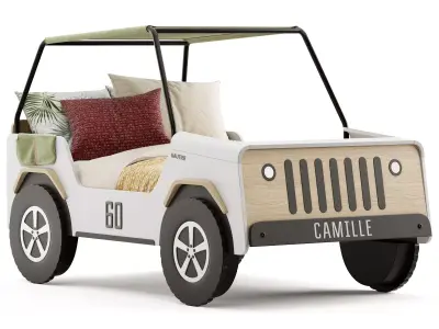 Jiip car bed gautier 3D model