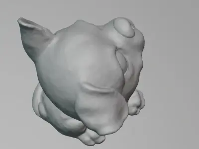 Puppy figurine  Free 3D print model