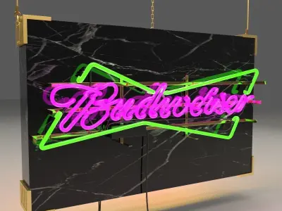Neon sign 3D model