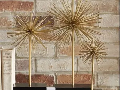 Langley Street Johanna 3 Piece Metal 3D Star Sculpture Free 3D model