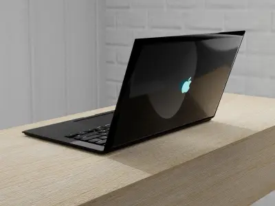 laptop - MacBook Pro Low-poly 3D model