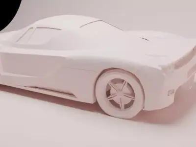 Ferrari Enzo Low-poly 3D model