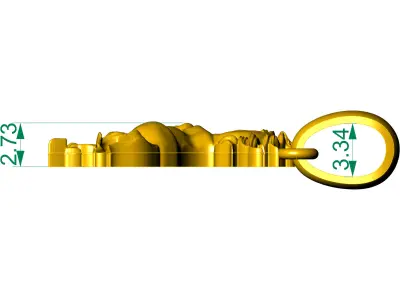 pendant horse 3D print model