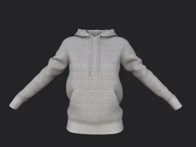 Hoodie Low-poly 3D model