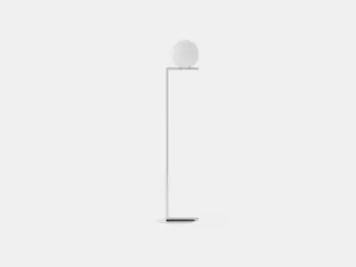IC Lights F1 Floor Lamp - Chrome Low-poly 3D model