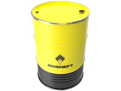 Set of Rosneft Lukoil Gazprom Total 3D model