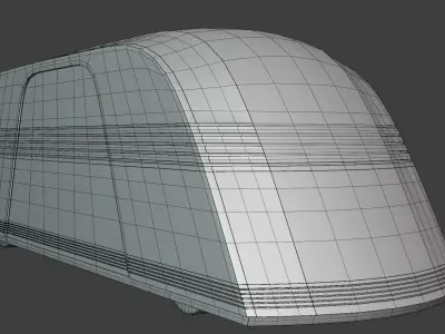 Tesla Robovan exterior 3D model