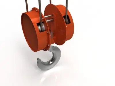 CGPdesign academyCrane hook- design by Almir Covic 3D model