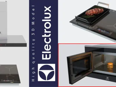 Electrolux Microwave seria 600 Free 3D model