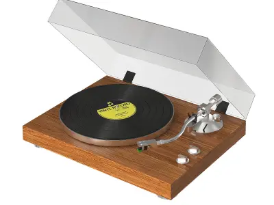 Music Gramophone 3D model