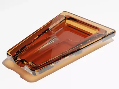 Cigar Ashtray Low-poly 3D model