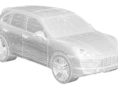 Cars - Porsche Cayenne 3D print model