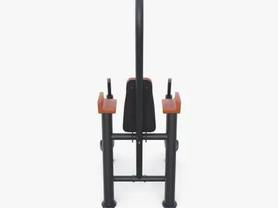 Chin up and dip station v1 3D model