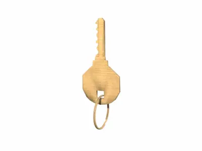 Key 3D Model Low-poly 3D model purchase