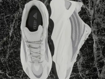 ADIDAS YEEZY BOOST RUNNER 700 V2 STATIC 3D SHOES Low-poly 3D model
