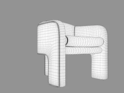 Armchair SIngle Sofa  3D model