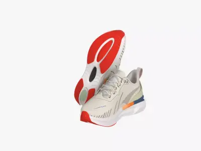 ONEMIX Running Shoes with Space Foam Cushioning Low-poly 3D model