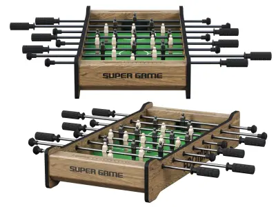 Table Football Super Game  3D model