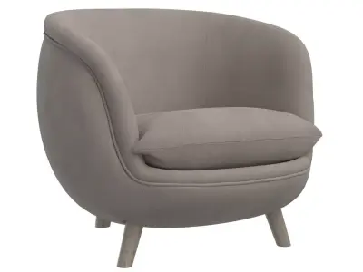 Knox Fabric Chair N3313 3D model