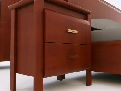 bogatti lolita bedroom set 3D model