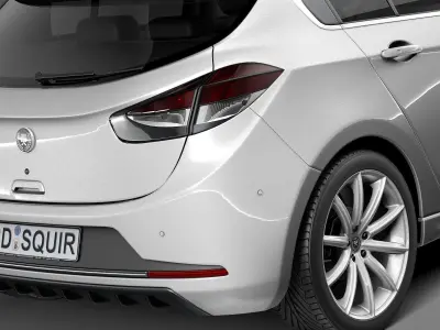 Generic Hatchback v3 2016 3D model