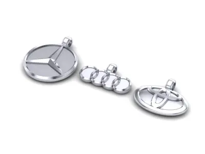 Pendants 3D print model