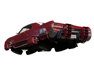 1966 Buick Wildcat Sci-Fi 3D model