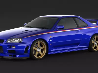 Nissan Skyline GT-R R34 S-Tune 3D model
