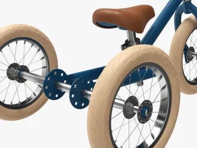 Balance 2-in-1 bike trike 3D model