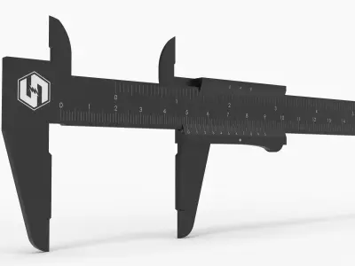 Vernier caliper 3D model