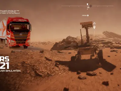 Semi Truck with Cockpit 3D model