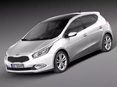 Kia Ceed SW- 2013 3D model