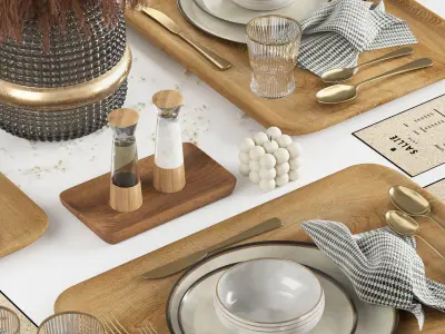 tableware set16 3D model