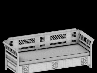 Arabesque sofa 3D model