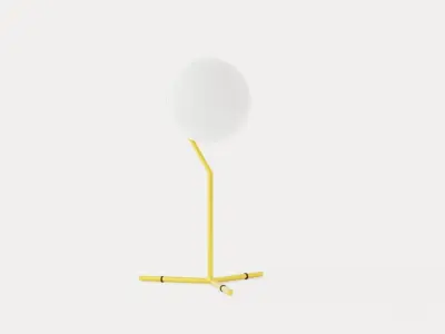 IC Lights T1 Table Lamp High - Brushed Brass Low-poly 3D model