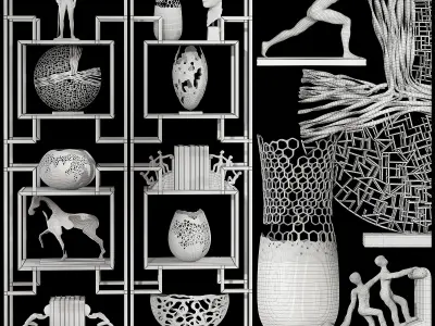 Decorative set 68 3D model