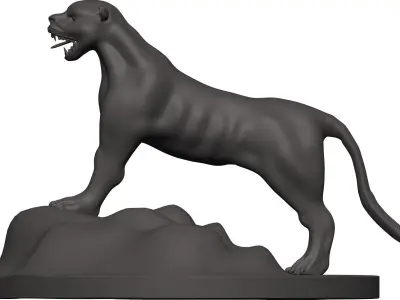 Florida Panther 3D model
