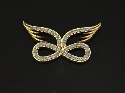 Infinity Butterfly Free 3D print model