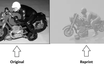 Reprint of the Aurora Thundercycle Slotcar 3D print model