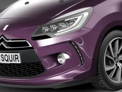 Citroen DS3 Cabrio 2015 3D model