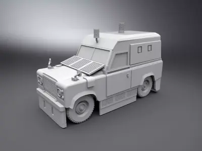 Land Rover RUC APC Scale model 3D print model