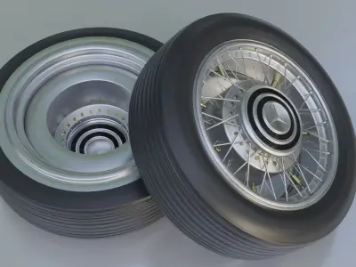 Mercedes Benz 560k 1936 3D model 3D model