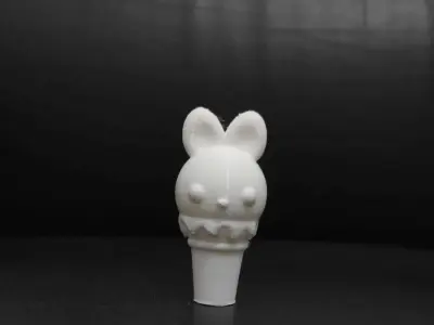 Bunny Ice cream 3D print model
