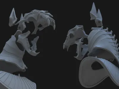 Anubis Helmet 3D print model