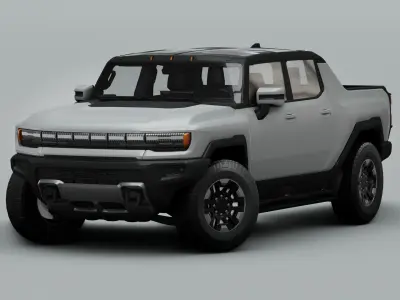 Hummer EV Electric SUV PICK UP 2022 3D model