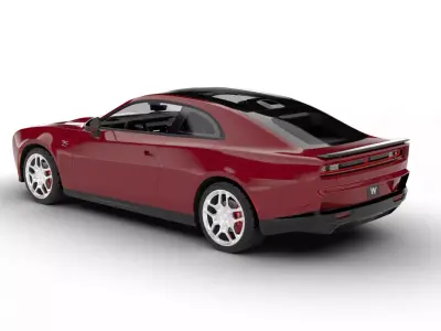 Dodge Charger Daytona R T 2025 3d model 3D model