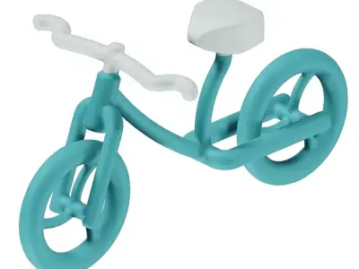 Baby Bicylce Toy 3D model