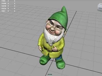 Garden Gnome 4 3D model
